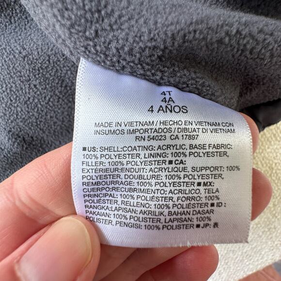 Old Navy Black Puffer Vest EUC 4T - Picture 5 of 5